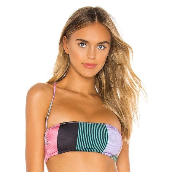 NWT Seafolly x Revolve Modern Art Tube Top in Dalia - Picture 3 of 15